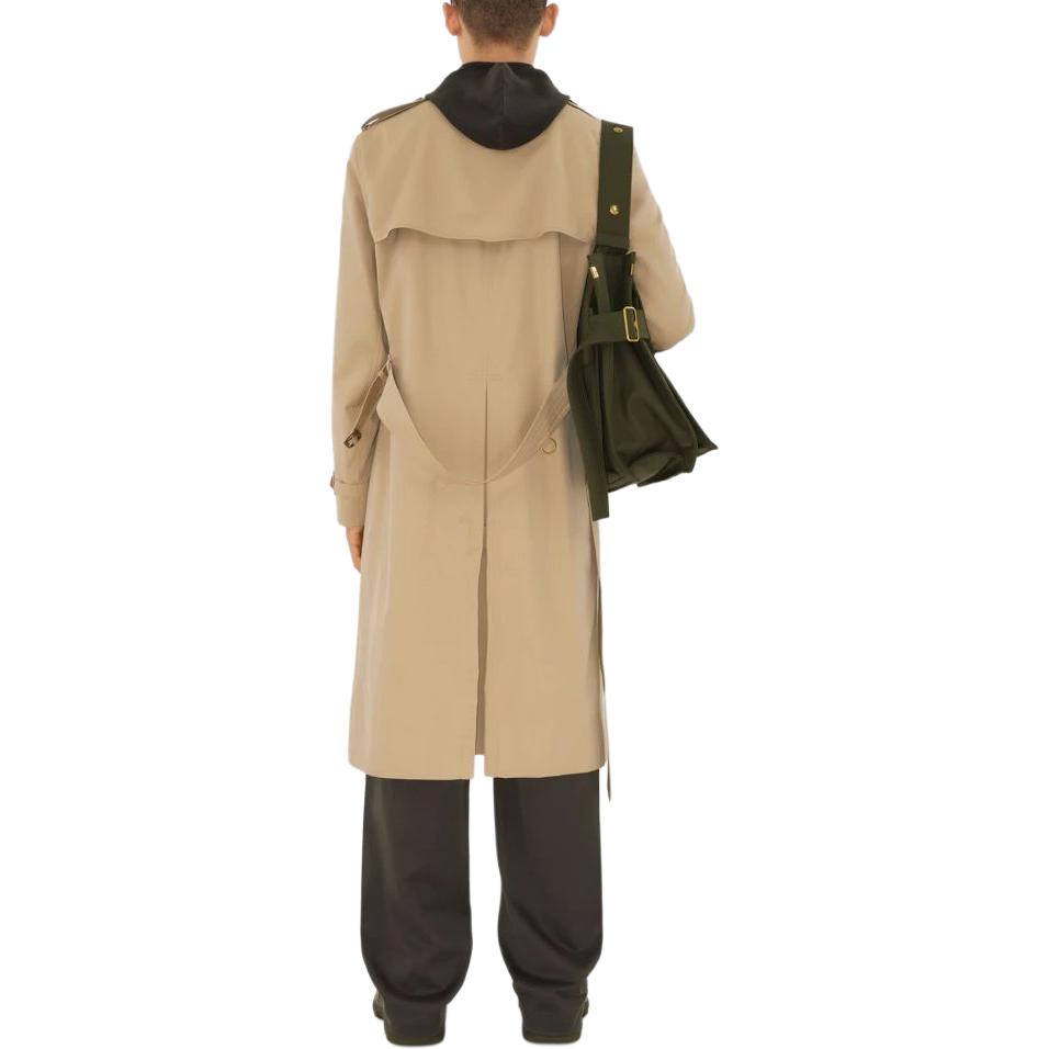 Purchase Burberry SS24  Honey Double-Breasted Long Trench Coat Solid Color. 80793851