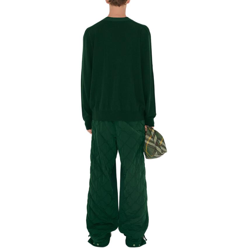 Purchase バーバリー SS24 アイビーグリーン Vネック ボタンアップ ニットカーディガンセーター 80831791