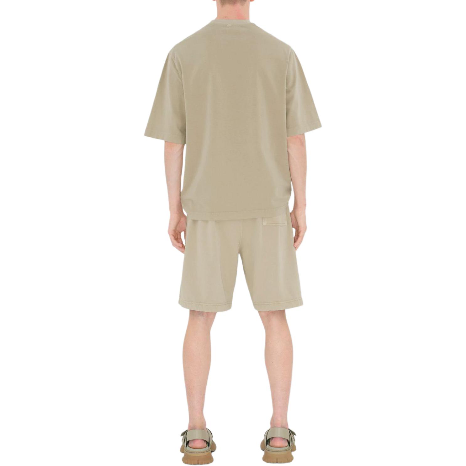 Burberry SS24  Logo Embroidered Crewneck T-Shirt Khaki 80901331 圖 6