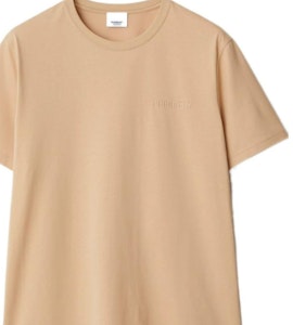 Burberry SS24 刺繡標誌圓領T恤 柔和黃棕色。 80843601 Cheap Burberry SS24 刺繡標誌圓領T恤 柔和黃棕色。 80843601