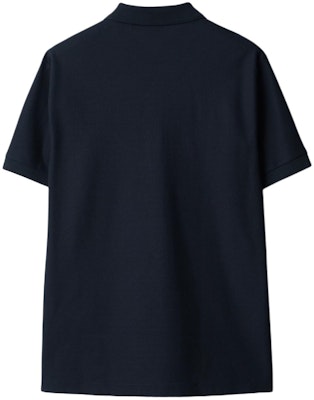 Burberry SS24 Baju Polo Navy Blue dengan Logo Sulaman. 80844371 Lookbook Burberry SS24 Baju Polo Navy Blue dengan Logo Sulaman. 80844371