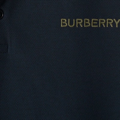 Burberry SS24 Baju Polo Navy Blue dengan Logo Sulaman. 80844371 Details for Burberry SS24 Baju Polo Navy Blue dengan Logo Sulaman. 80844371