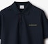 Sizing Burberry SS24 Baju Polo Navy Blue dengan Logo Sulaman. 80844371