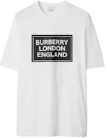 Burberry SS24 Logo Print White Crewneck T-Shirt 80843381 Burberry SS24 Logo Print White Crewneck T-Shirt 80843381