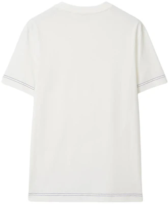 버버리 SS24 로고 스트라이프 프린트 크루넥 티셔츠 화이트. 80905421 Lookbook 버버리 SS24 로고 스트라이프 프린트 크루넥 티셔츠 화이트. 80905421