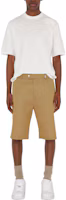 Purchase Burberry SS24 Loose Fit Button Casual Shorts in Wheat Color. 80895261