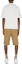 Details for Burberry SS24 Loose Fit Button Casual Shorts in Wheat Color. 80895261
