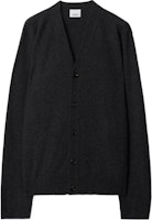 Burberry SS24 Loose Fit V-Neck Button Knit Cardigan Grey 80911851 Burberry SS24 Loose Fit V-Neck Button Knit Cardigan Grey 80911851