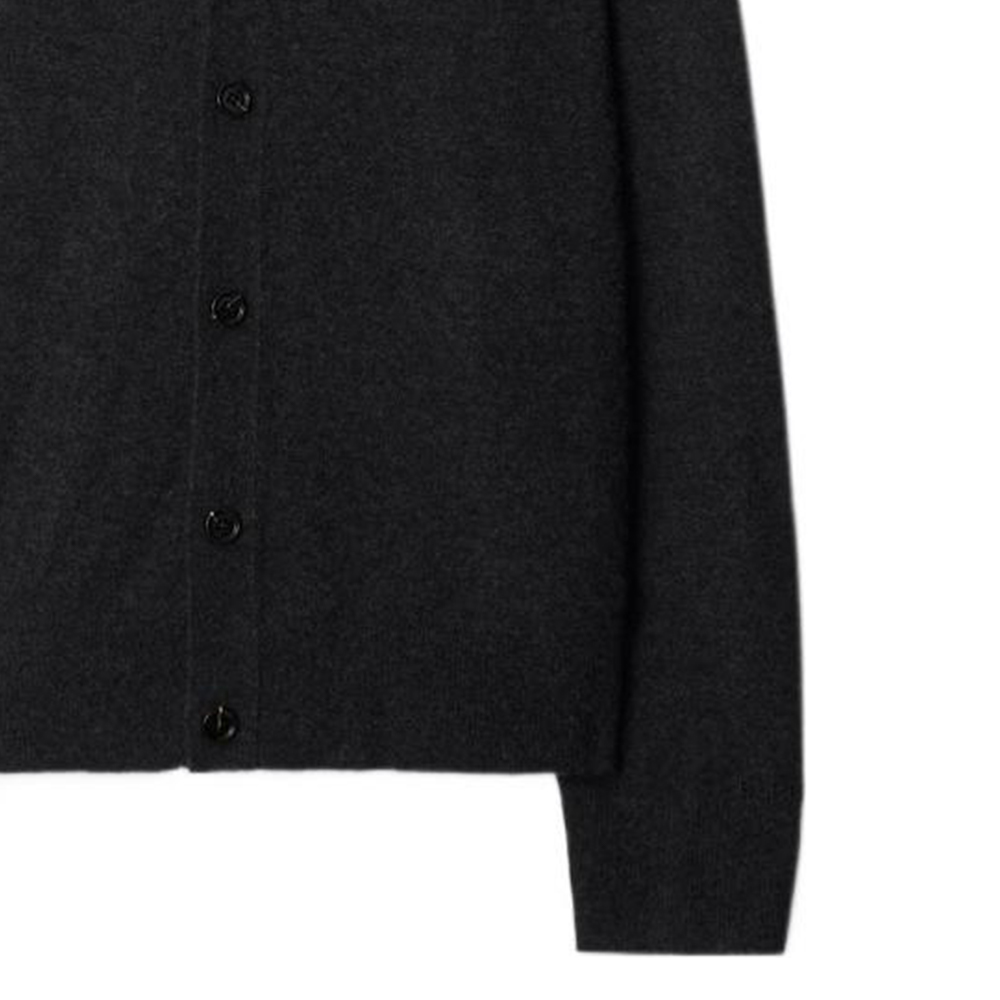 Details for バーバリー SS24 ルーズフィット Vネック ボタン ニット カーディガン グレー 80911851