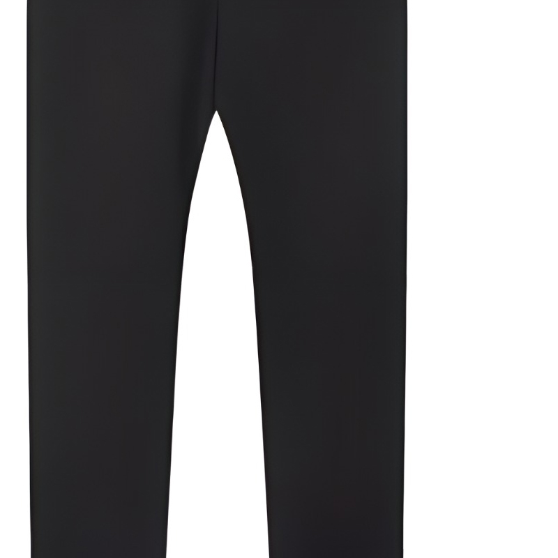 Burberry SS24  Mid-Rise Casual Pants Hidden Closure Solid Black 40250211 圖 4