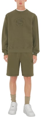 バーバリー SS24 刺繍エンブレムロゴ付きミッドライズカジュアルショーツ ベージュ. 80945681 Lookbook バーバリー SS24 刺繍エンブレムロゴ付きミッドライズカジュアルショーツ ベージュ. 80945681