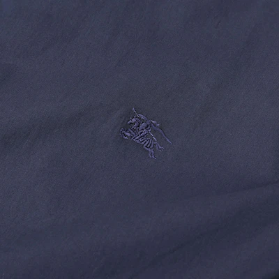 Burberry SS24 Navy Blue Short Sleeve Shirt with Logo Embroidery. 80795951 Details for Burberry SS24 Navy Blue Short Sleeve Shirt with Logo Embroidery. 80795951