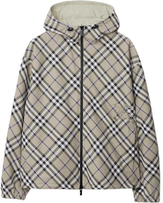 버버리 SS24 리버서블 체크 후드 집업 자켓 모스 그린 80872181 Buy 버버리 SS24 리버서블 체크 후드 집업 자켓 모스 그린 80872181