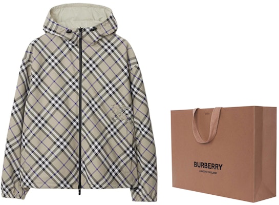 버버리 SS24 리버서블 체크 후드 집업 자켓 모스 그린 80872181 Details for 버버리 SS24 리버서블 체크 후드 집업 자켓 모스 그린 80872181