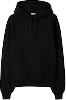 Burberry SS24 Solid Color Drawstring Hoodie Black 80982141 Burberry SS24 Solid Color Drawstring Hoodie Black 80982141