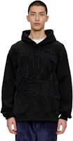 Details for Burberry SS24 Solid Color Drawstring Hoodie Black 80982141