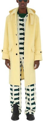 Burberry SS24 Abrigo Duffel Sólido con Capucha Color Amarillo Daffodil 80825941 Shop Burberry SS24 Abrigo Duffel Sólido con Capucha Color Amarillo Daffodil 80825941