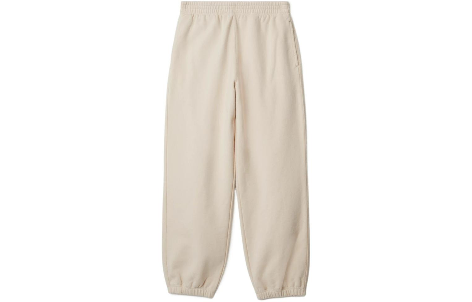 Burberry SS24  Solid Color Elastic Waist Knit Jogger Pants Black. 80849781