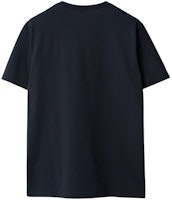 バーバリー SS24 無地 刺繍ロゴ クルーネック Tシャツ ネイビーブルー. 80843641 Lookbook バーバリー SS24 無地 刺繍ロゴ クルーネック Tシャツ ネイビーブルー. 80843641