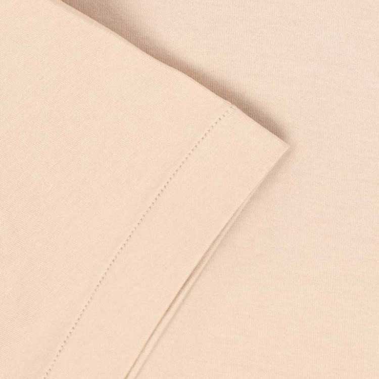 Burberry SS24  Solid Color Embroidered Logo Crew Neck T-Shirt Khaki. 80831131 圖 7