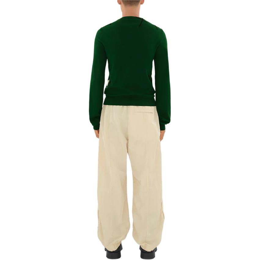 Purchase Burberry SS24 純色針織運動褲 彈性腰圍 - 米白色 80815071