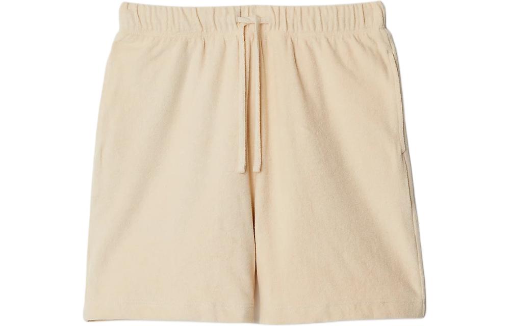 Burberry SS24  Solid Color Logo Mid-Waist Straight-Leg Drawstring Shorts. 80812391 圖 2