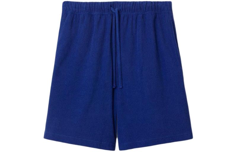 Burberry SS24  Solid Color Logo Mid-Waist Straight-Leg Drawstring Shorts. 80812391 圖 8