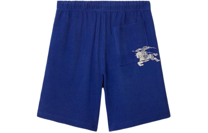 Burberry SS24  Solid Color Logo Mid-Waist Straight-Leg Drawstring Shorts. 80812391 圖 9