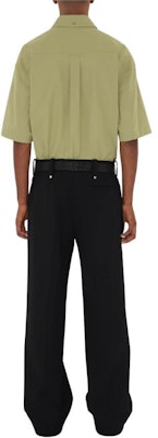 Burberry SS24 Solid Color Short-Sleeve Casual Button-Up Shirt. 80819781 2