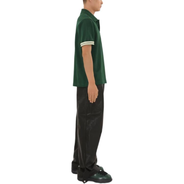 Details for Burberry SS24  Solid Color Straight-Cut Casual Polo Shirt Short Sleeve. 80821251
