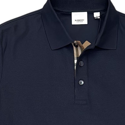 Burberry SS24 Solid Color Straight-Cut Short-Sleeve Polo Shirt Blue 80843991 Shop Burberry SS24 Solid Color Straight-Cut Short-Sleeve Polo Shirt Blue 80843991