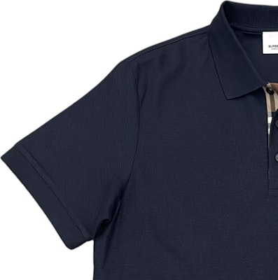 Burberry SS24 Solid Color Straight-Cut Short-Sleeve Polo Shirt Blue 80843991 Purchase Burberry SS24 Solid Color Straight-Cut Short-Sleeve Polo Shirt Blue 80843991