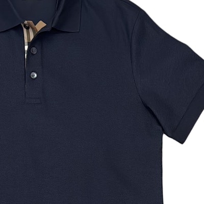 Burberry SS24 Solid Color Straight-Cut Short-Sleeve Polo Shirt Blue 80843991 Sizing Burberry SS24 Solid Color Straight-Cut Short-Sleeve Polo Shirt Blue 80843991
