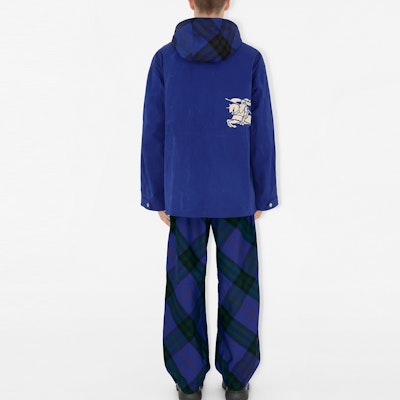 博柏利 SS24 蓝色纯色拉链夹克 80853411 Details for 博柏利 SS24 蓝色纯色拉链夹克 80853411