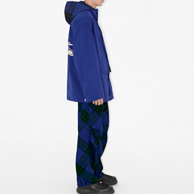 博柏利 SS24 蓝色纯色拉链夹克 80853411 Cheap 博柏利 SS24 蓝色纯色拉链夹克 80853411