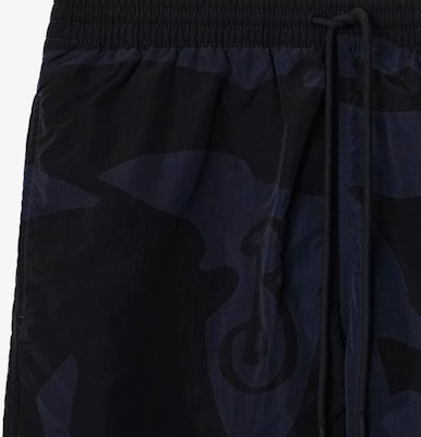 Burberry SS24 素色中腰直筒海灘短褲 深藍色 80960331 Details for Burberry SS24 素色中腰直筒海灘短褲 深藍色 80960331