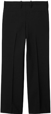 Burberry SS24 黑色直筒休闲裤带腰带环。 80870491 Lookbook Burberry SS24 黑色直筒休闲裤带腰带环。 80870491