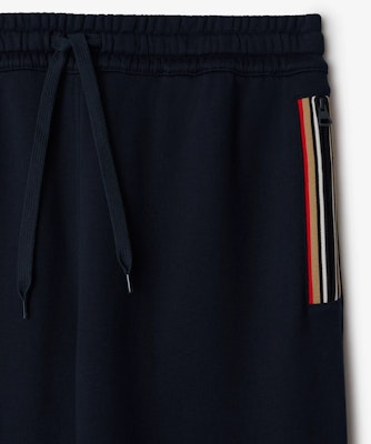 Burberry SS24 Celana Santai Knit Bergaris Tali Serut Biru Navy. 80878711 Purchase Burberry SS24 Celana Santai Knit Bergaris Tali Serut Biru Navy. 80878711