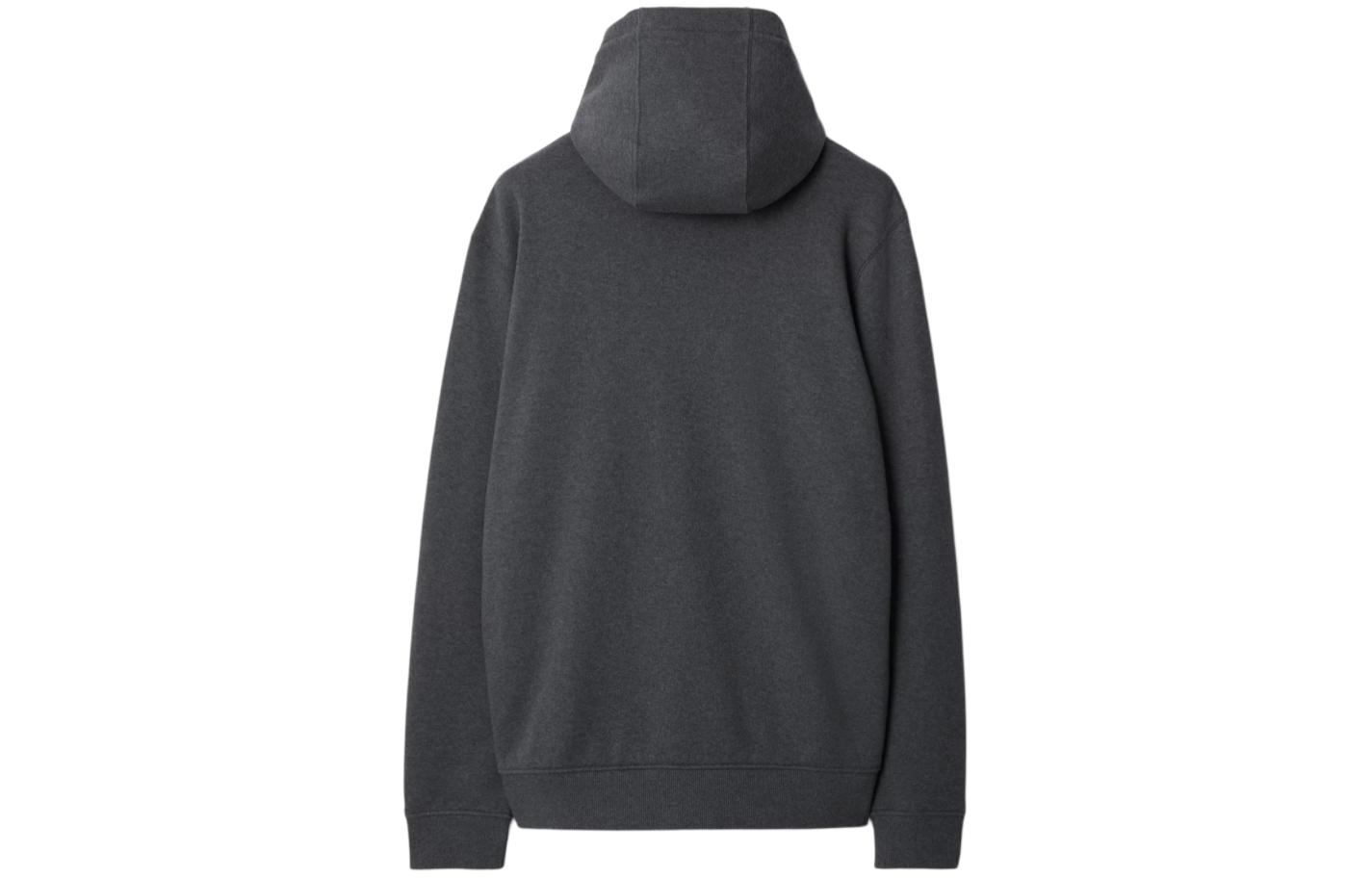 Burberry SS24  Striped Zipper Hoodie with Drawstring - Dark Grey 808443011 圖 3