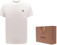 Shop Burberry SS24 White Crewneck T-Shirt with Solid Color Logo Embroidery. 80840151