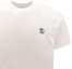 Details for Burberry SS24 White Crewneck T-Shirt with Solid Color Logo Embroidery. 80840151