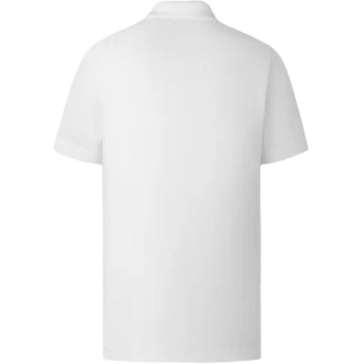 Burberry SS24  White Polo Shirt with Logo Embroidery. 80780941 圖 3