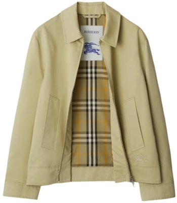 Burberry SS24 Jaket Kuning Zipper Kerah Panjang Lengan 80875021 Lookbook Burberry SS24 Jaket Kuning Zipper Kerah Panjang Lengan 80875021