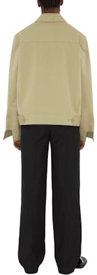 Burberry SS24 Jaket Kuning Zipper Kerah Panjang Lengan 80875021 Sizing Burberry SS24 Jaket Kuning Zipper Kerah Panjang Lengan 80875021