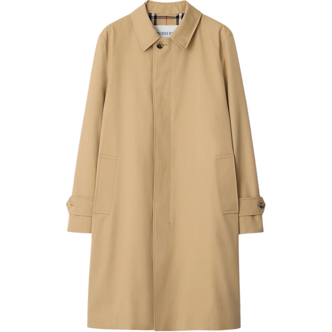 Burberry SS24  York Single-Breasted Long Sleeve Coat Beige Casualwear. 80957681