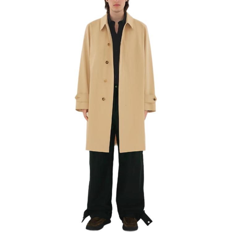 Burberry SS24  York Single-Breasted Long Sleeve Coat Beige Casualwear. 80957681 圖 5