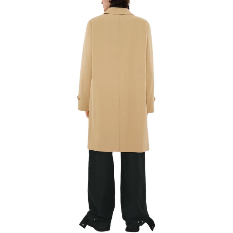 Burberry SS24  York Single-Breasted Long Sleeve Coat Beige Casualwear. 80957681 圖 6