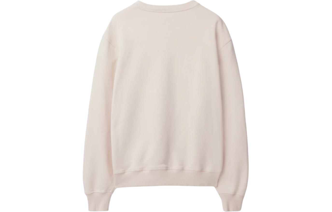 Burberry SS24 Black Crewneck Sweatshirt with Logo Patch Design 80849421 圖 3