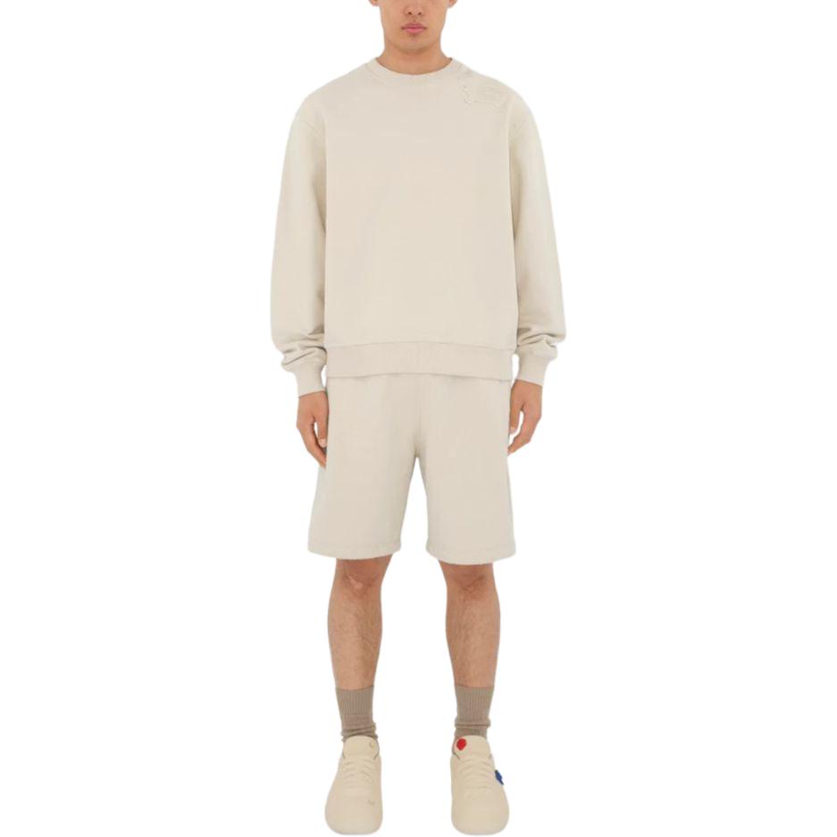 Burberry SS24 Black Crewneck Sweatshirt with Logo Patch Design 80849421 圖 4