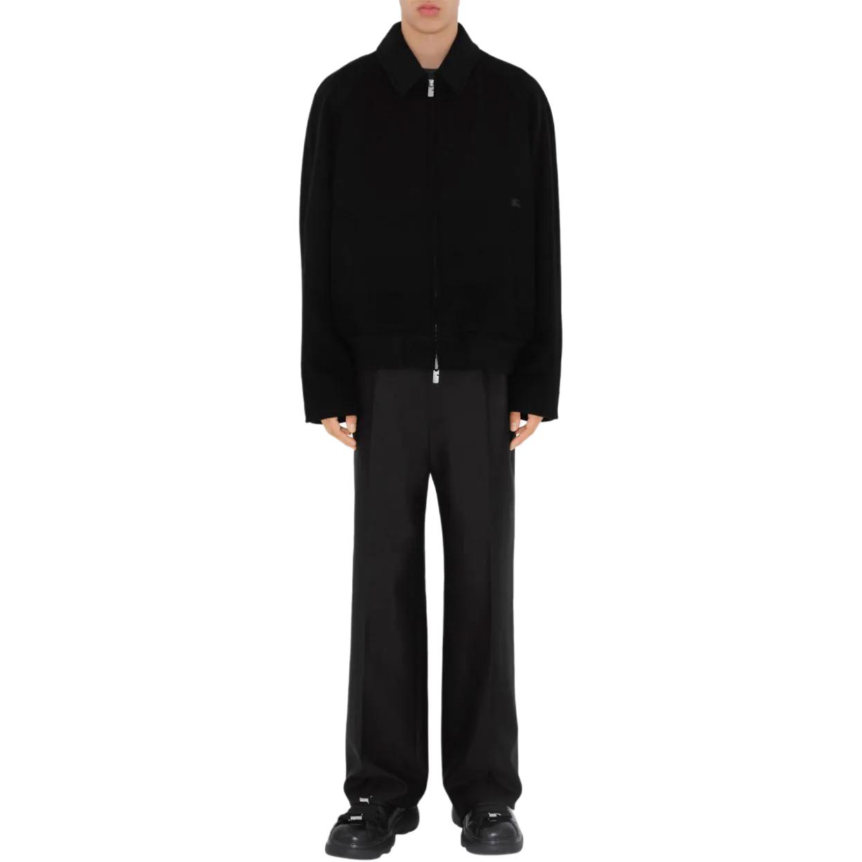 Burberry SS24 Black Solid Color Zip-Up Casual Long-Sleeve Jacket 80932151 圖 3